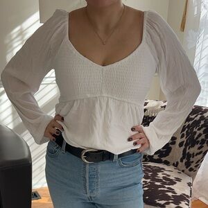 Hollister Peasant Top